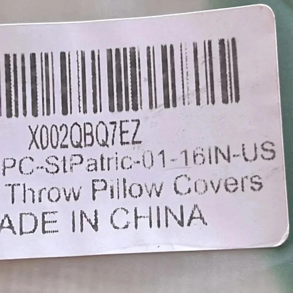 4 New St Paddys Day pillow cases canvas St Patricks Day throw‎ pillow covers